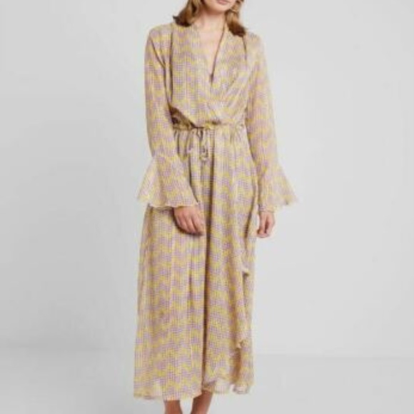 BRIGITTE HERSKIND Ruffle Print RILLO Maxi Dress - Picture 3 of 9